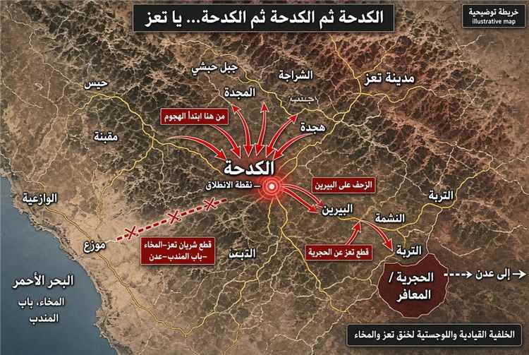 القوات المسلحة تسيطر على نقيل وجبل الكورة في جبهة الكدحة غربي تعز