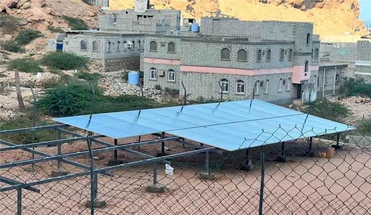 مشروع مياه بروم الأهلي يشهد تركيب منظمومة طاقة شمسية