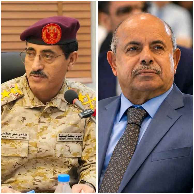 الخنبشي يطلع من وزير الدفاع على مستجدات الجبهات ويشيد ببطولات القوات المسلحة