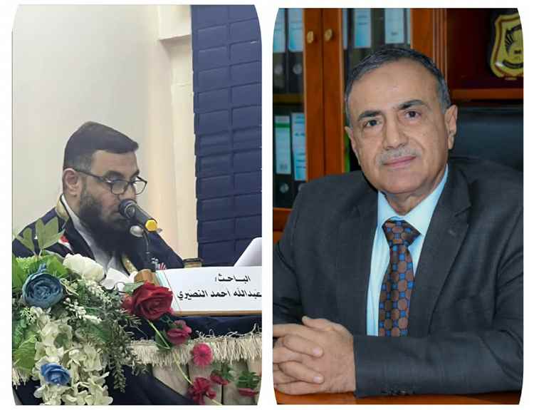 رئيس جامعة عدن يهنئ النصيري بفوزه بالمركز الأول في جائزة اتحاد الجامعات العربية