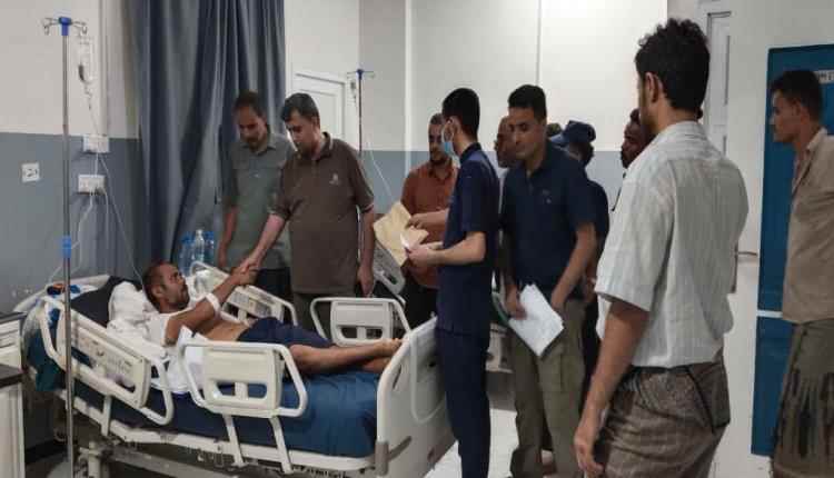 مدير دائرة الخدمات الطبية للمقاومة الوطنية يتفقد جرحى القوات المسلحة ويطلع على اوضاعهم الصحية
