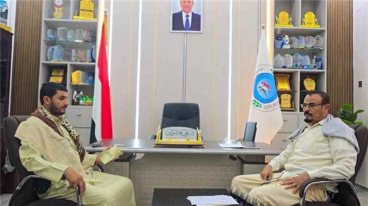 مدير عام مكتب الشباب والرياضة يلتقي مدير عام مديرية مجزر