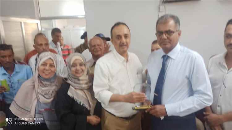 شايع و الشعبي والقلعة يفتتحون مجمع المعلا الصحي بعد إعادة تأهيله وترميمه