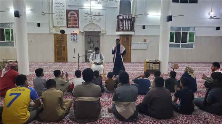 مؤسسة رخية للتنمية تستضيف قافلة دعوية وتربوية من جامعة الإيمان بسيئون