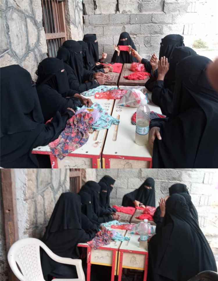 جمعية المرأة في باتيس تقيم  دورة تدريبية في الخياطة للمقيمات والنازحات