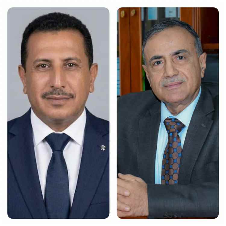 رئيس جامعة عدن يهنئ الدكتور فهد النخعي بتكليفه مديرًا لإدارة التربية بخور مكسر