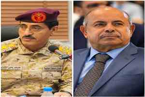 الخنبشي يطلع هاتفيًا من وزير الدفاع على مستجدات الأوضاع في الجبهات ويشيد ببطولات القوات المسلحة