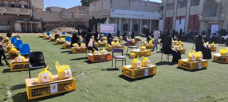 مؤسسة رسالتي لتنمية المرأة في تعز تنفذ فعالية تمليك الثروة الحيوانية