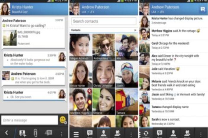 (بلاك بيري) تحدث تطبيق (BBM) على (أندرويد) و(iOS)