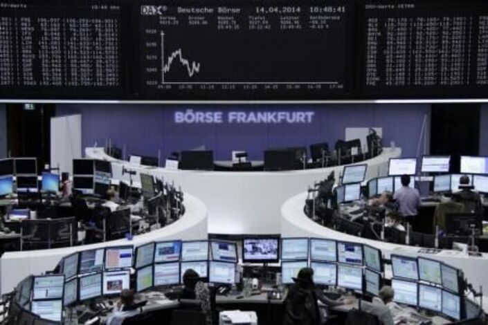 استقرار الأسهم في أوروبا بفعل أوكرانيا وبيانات