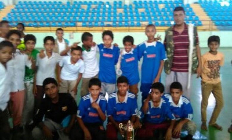 دوري رياضي في كرة القدم لطلاب المدرسة المحسنية بحوطة لحج