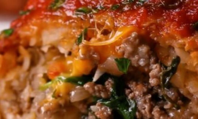 طريقة عمل كرات البطاطس باللحمة المفرومة والجبن الشيدر