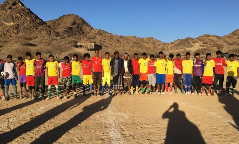 مدير عام جيشان ومدير مكتب الشباب والرياضة يدشنان دوري الفقيدين مبارك علوي ومحمد امشوعي