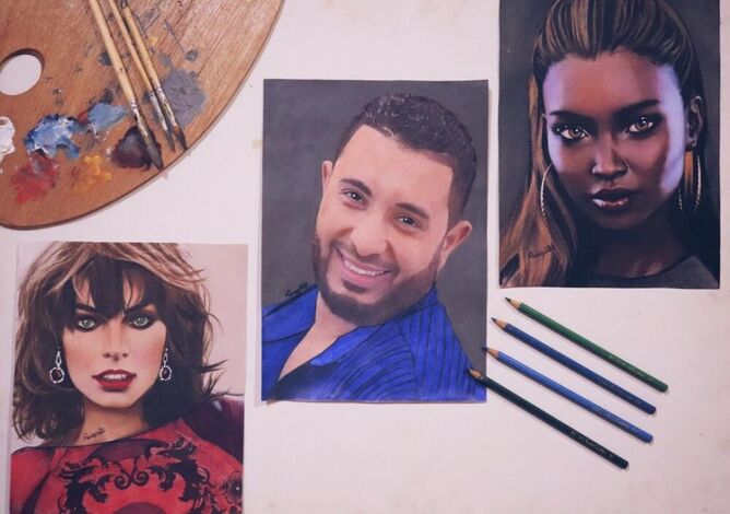 من بين ركام الواقع "روان" موهبة تطغى بجمالها على كل الصعاب