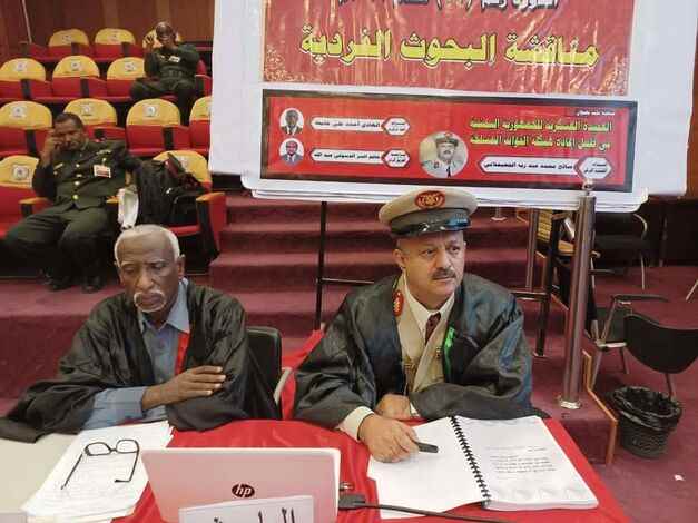 العميد الركن صالح الجعيملاني يحصل على زمالة كلية الحرب العليا بالسودان
