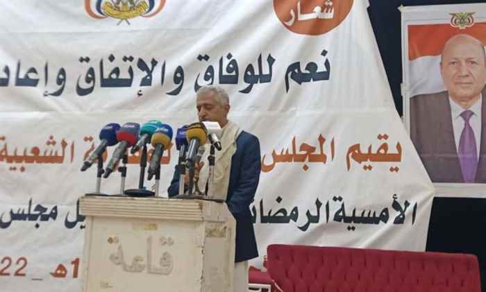 مجلس مقاومة محافظة إب يقيم أمسية رمضانية احتفاءً بتشكيل مجلس القيادة الرئاسي، ويدعوه لإنهاء الإنقلاب الحوثي